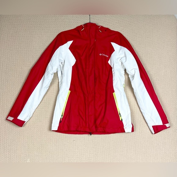 Columbia Women's Red and White Jacket Size Medium - Picture 11 of 11